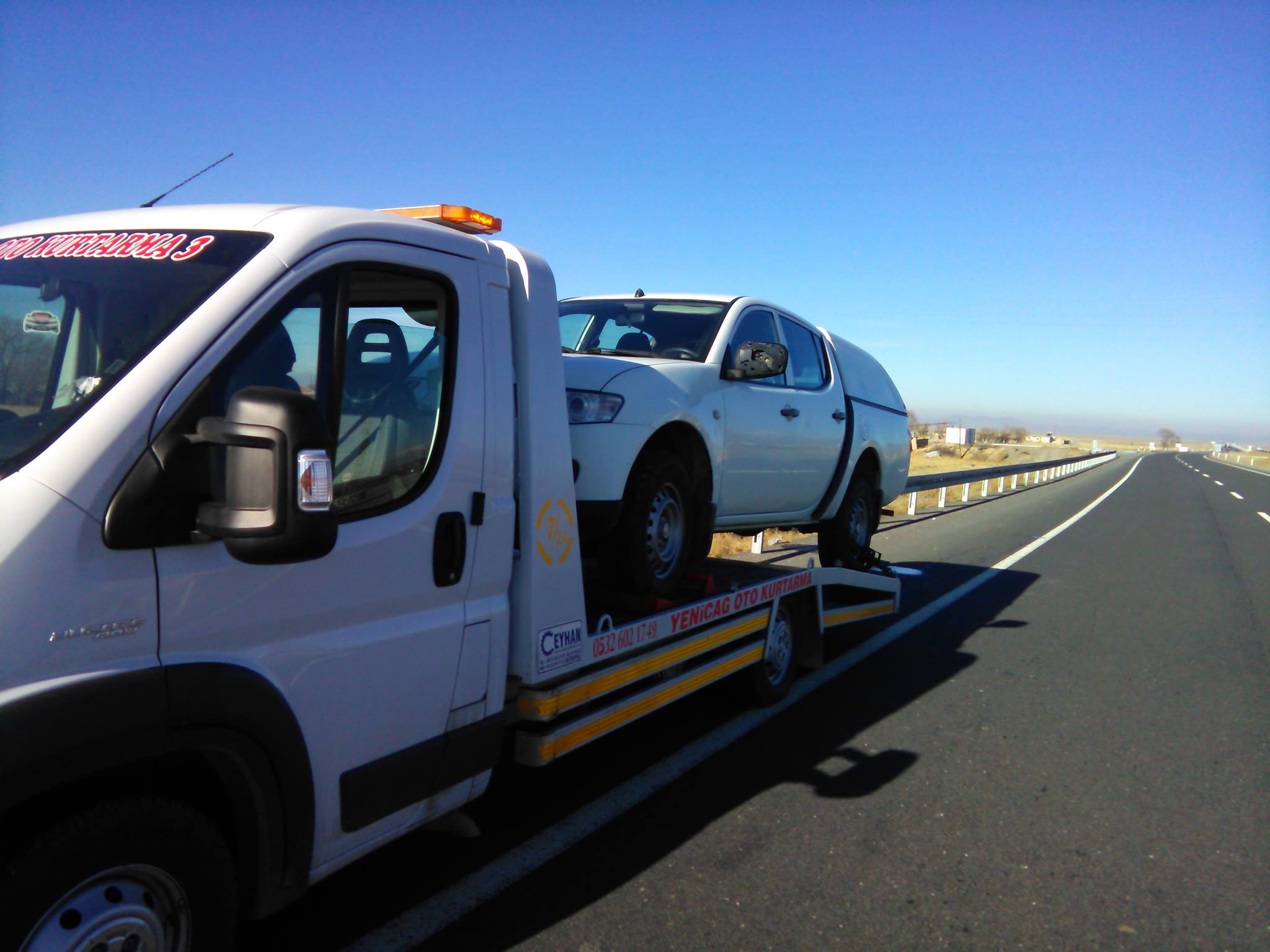 Özel araç çekici taşıma